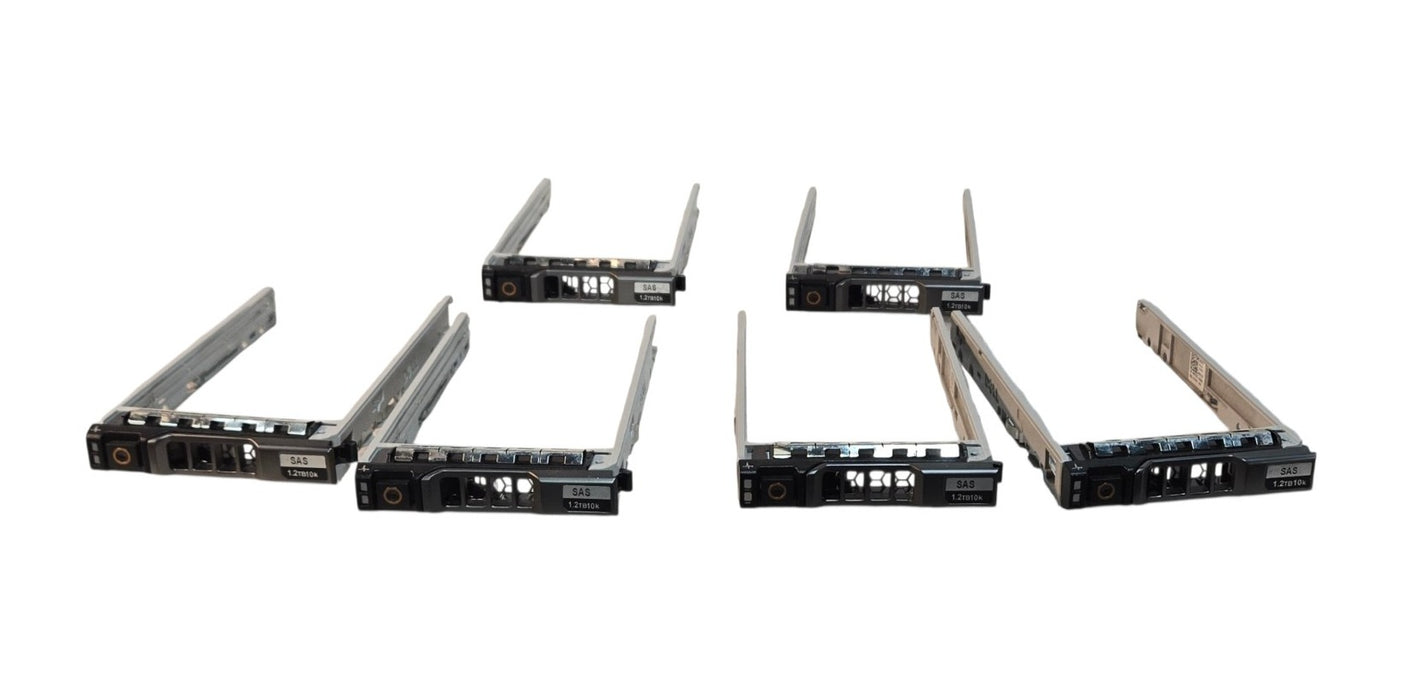 Dell PowerEdge 2.5" SAS HDD Caddies Lot of 6 - 1.2TB 10k Labels