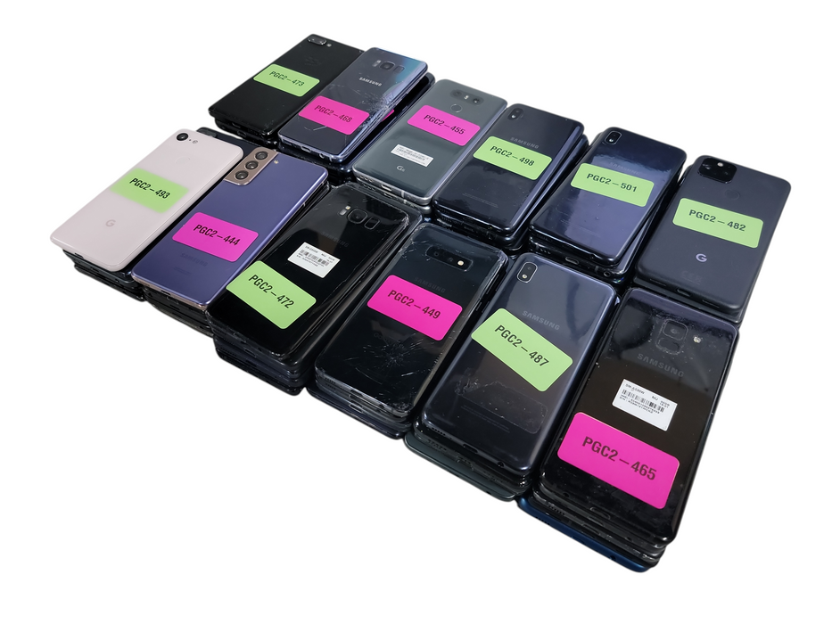 Lot of 61x Android Phones [Assorted Brands | B/C Condition][PGC2-10]