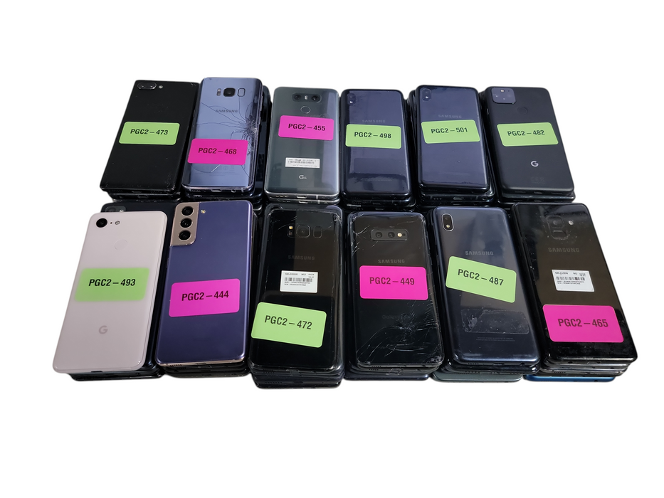 Lot of 61x Android Phones [Assorted Brands | B/C Condition][PGC2-10]