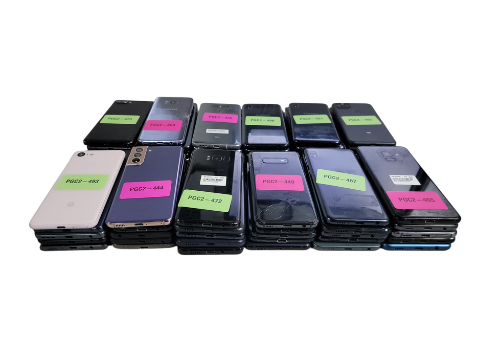 Lot of 61x Android Phones [Assorted Brands | B/C Condition][PGC2-10]