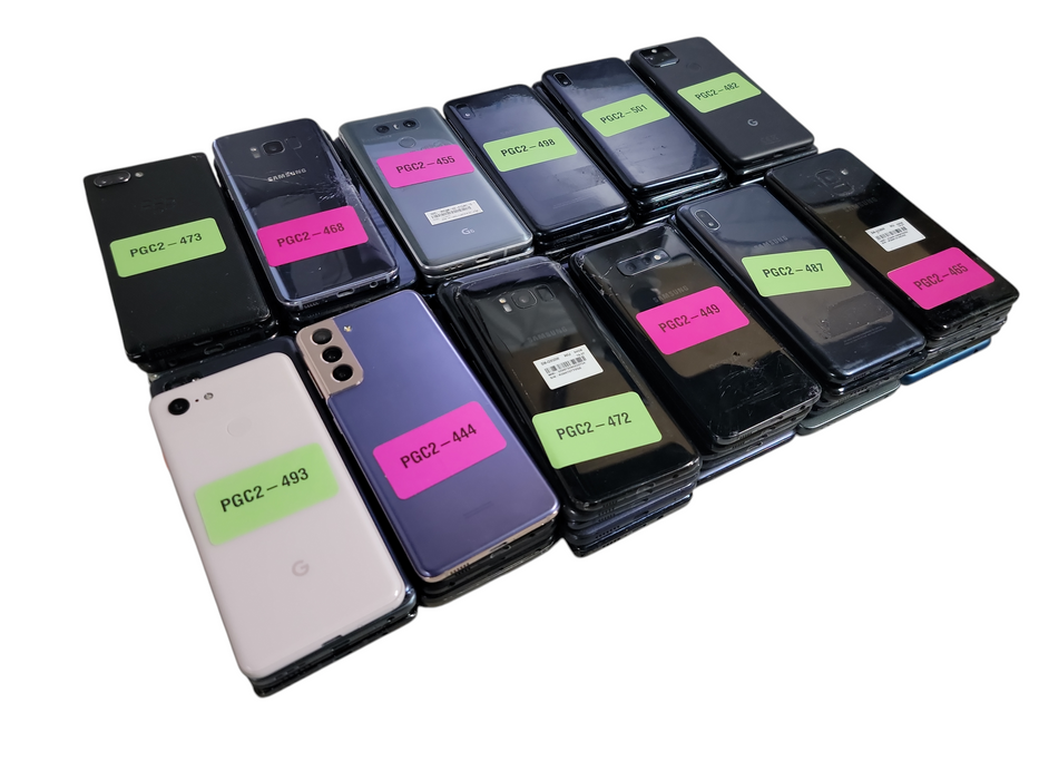 Lot of 61x Android Phones [Assorted Brands | B/C Condition][PGC2-10]