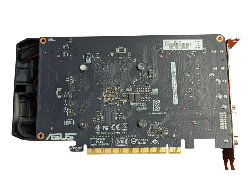 ASUS NVIDIA GeForce GTX 1650 4GB Graphics Card DUAL-GTX1650-O4G -