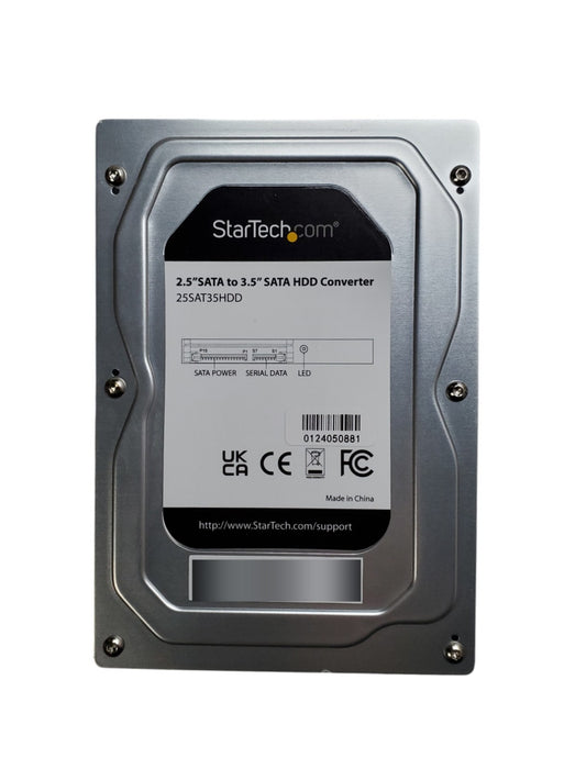 StarTech 25SAT35HDD 2.5" to 3.5" SATA HDD SSD Drive Bay Adapter Converter