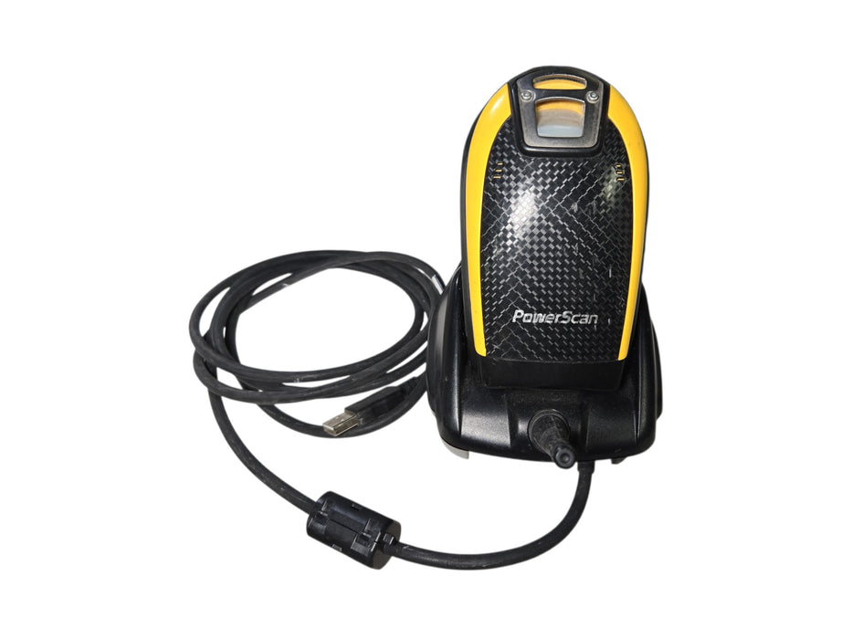 Datalogic PowerScan PM9500 Barcode Scanner with BC9030 Base Cradle & USB Cable