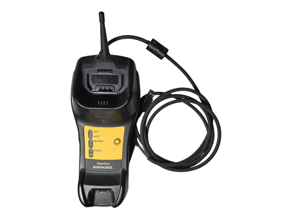 Datalogic PowerScan PM9500 Barcode Scanner with BC9030 Base Cradle & USB Cable