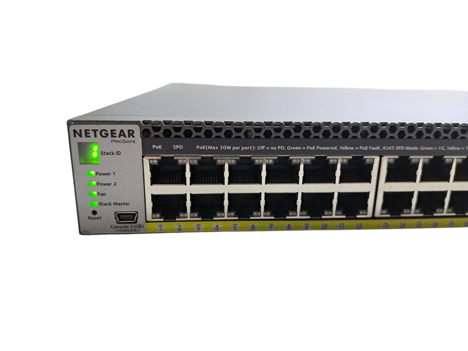 Netgear ProSAFE M4300-52G-PoE+ 48-Port GbE PoE+ 2x 10GBASE-T 2x 10G SFP+ Switch