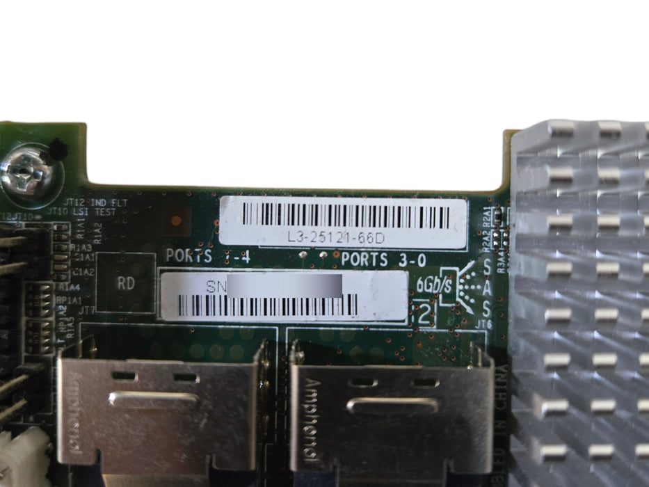 LSI L3-25121-66D 6Gb/s SAS RAID Controller PCIe Card w/ Battery
