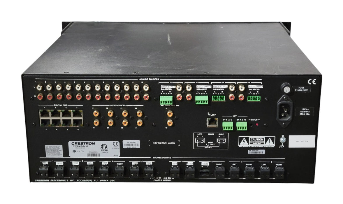 Crestron SWAMP-24X8 Sonnex Multiroom Audio System Matrix Switcher Amplifier
