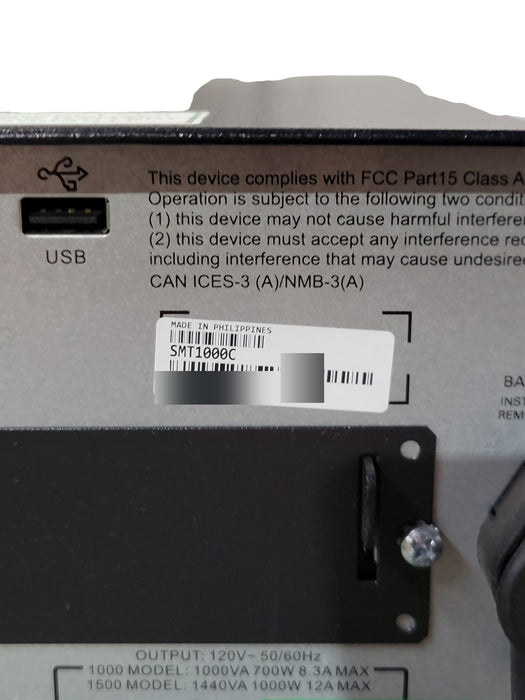 APC Smart-UPS 1000 SMT1000C - 1000VA 700W 120V LCD SmartConnect UPS - No Battery