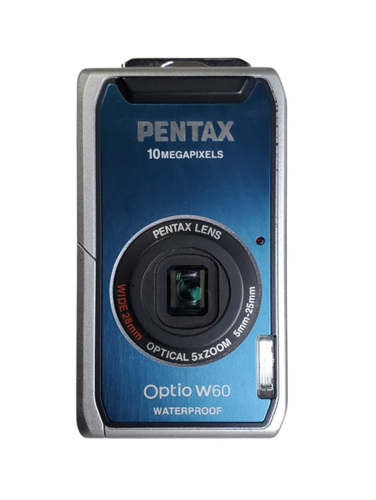 Pentax Optio W60 10MP Waterproof Digital Camera + Battery