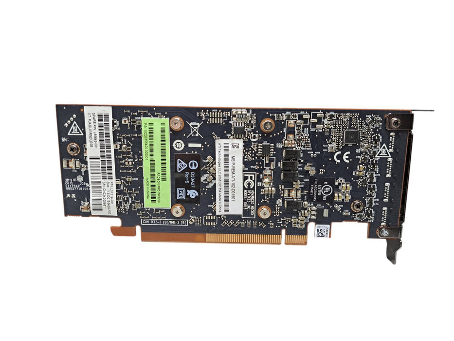 AMD Radeon Pro WX 3200 4GB GDDR5 Low Profile Graphics Card