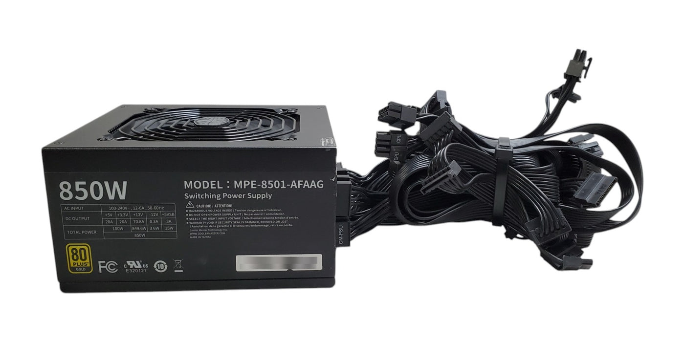 Cooler Master MPE-8501-AFAAG - 850W 80 Plus Gold ATX Power Supply