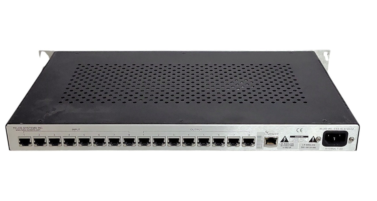 Axia Livewire 8x8 Analog Audio Node 2001-00130-000 (READ)