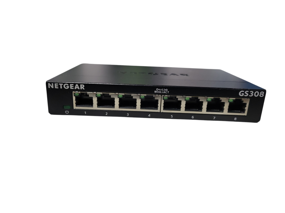 NETGEAR GS308 v2 8-Port Gigabit Ethernet Unmanaged Switch