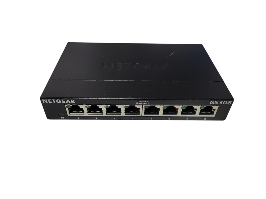 NETGEAR GS308 v2 8-Port Gigabit Ethernet Unmanaged Switch
