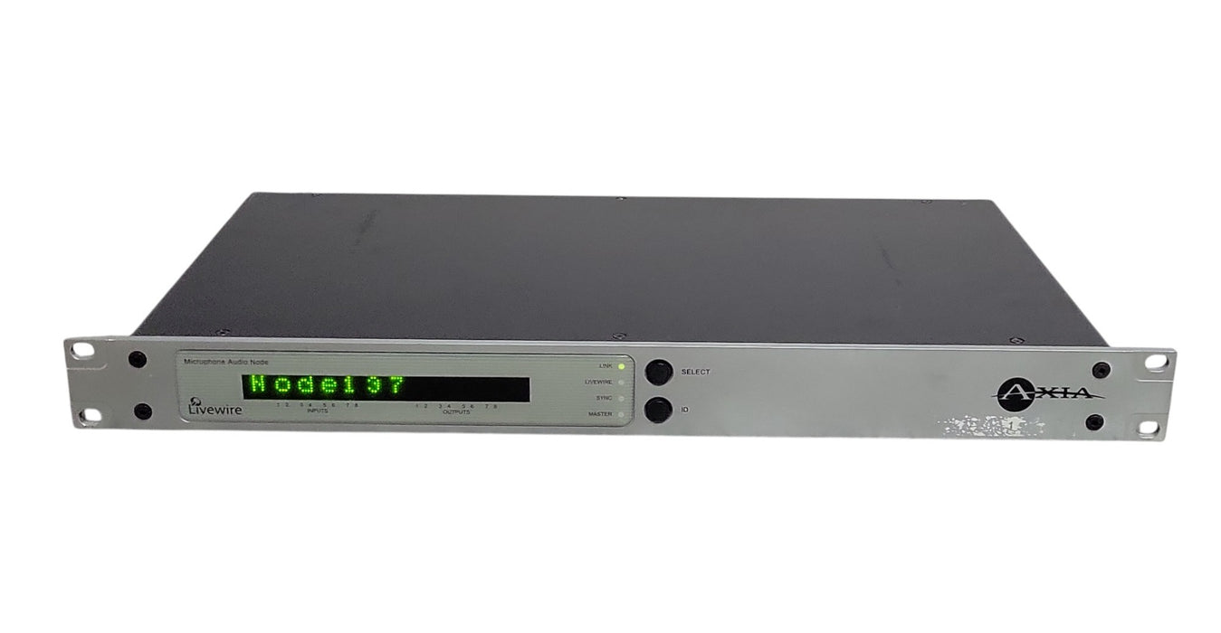 Axia Livewire Microphone Audio Node - 1U Rackmount AoIP Interface (READ)