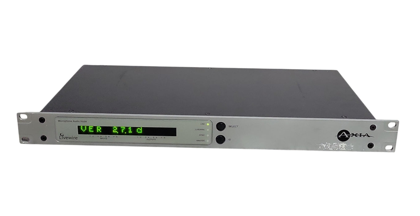 Axia Livewire Microphone Audio Node - 1U Rackmount AoIP Interface (READ)