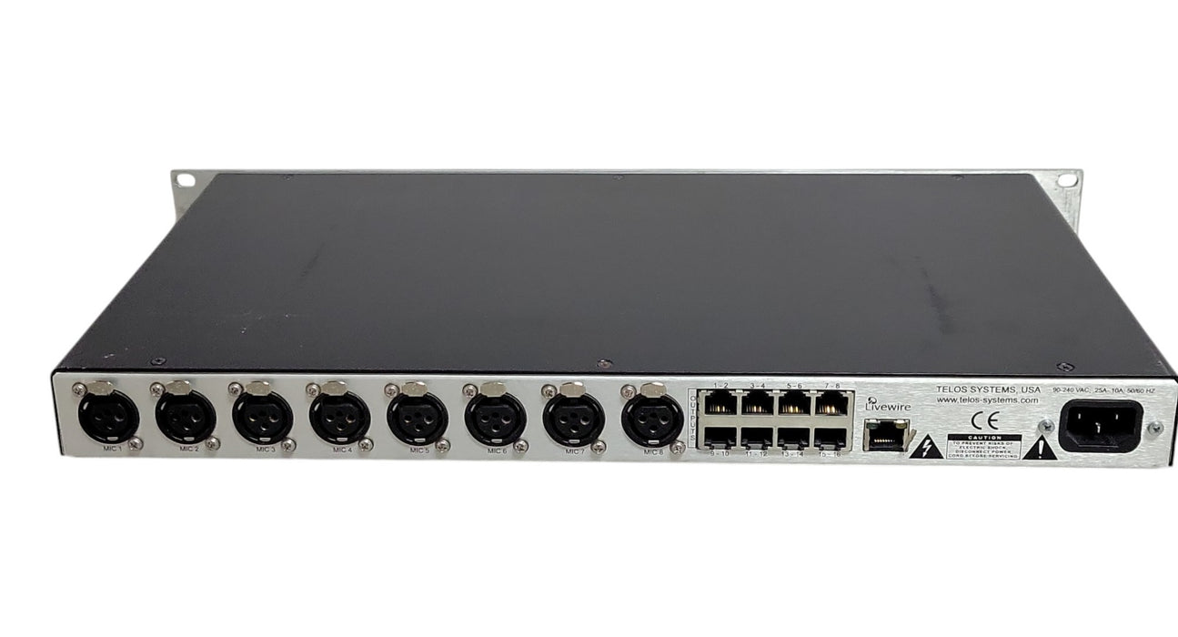 Axia Livewire Microphone Audio Node - 1U Rackmount AoIP Interface (READ)