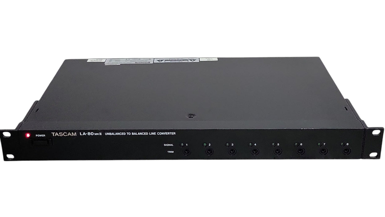 TASCAM LA-80 MKII - 8-Channel Unbalanced to Balanced Line Converter (READ)