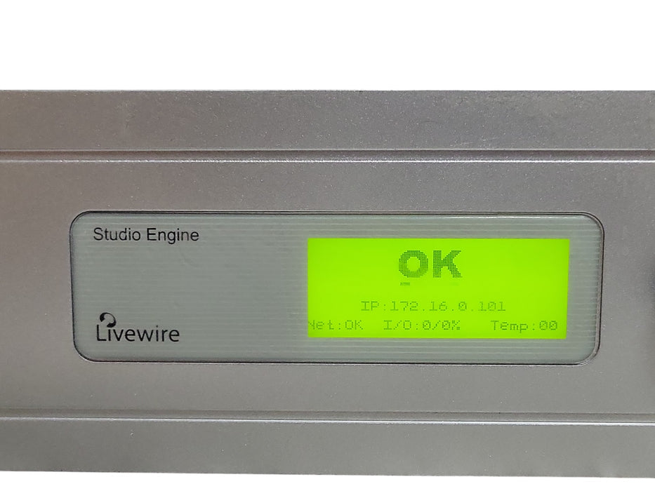 Axia Studio Engine - Livewire PC Audio Engine 2U Rackmount (READ)