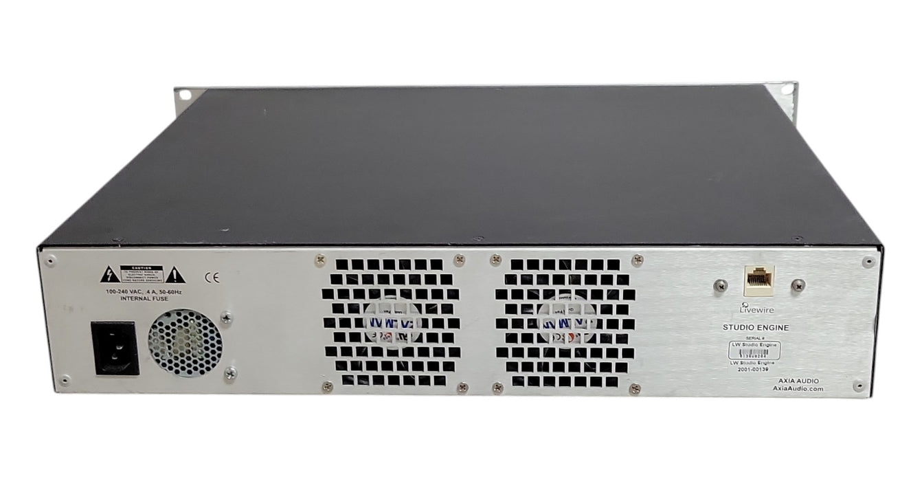 Axia Studio Engine - Livewire PC Audio Engine 2U Rackmount (READ)