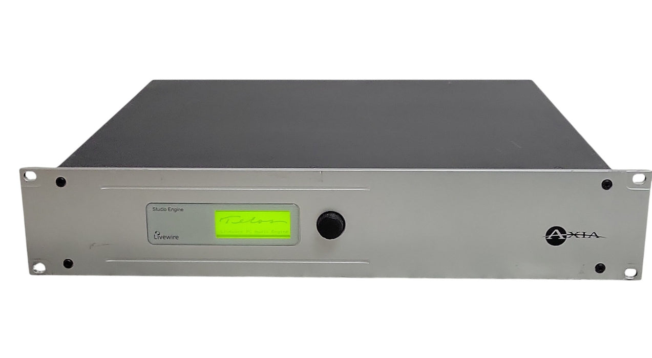 Axia Studio Engine - Livewire PC Audio Engine 2U Rackmount (READ)