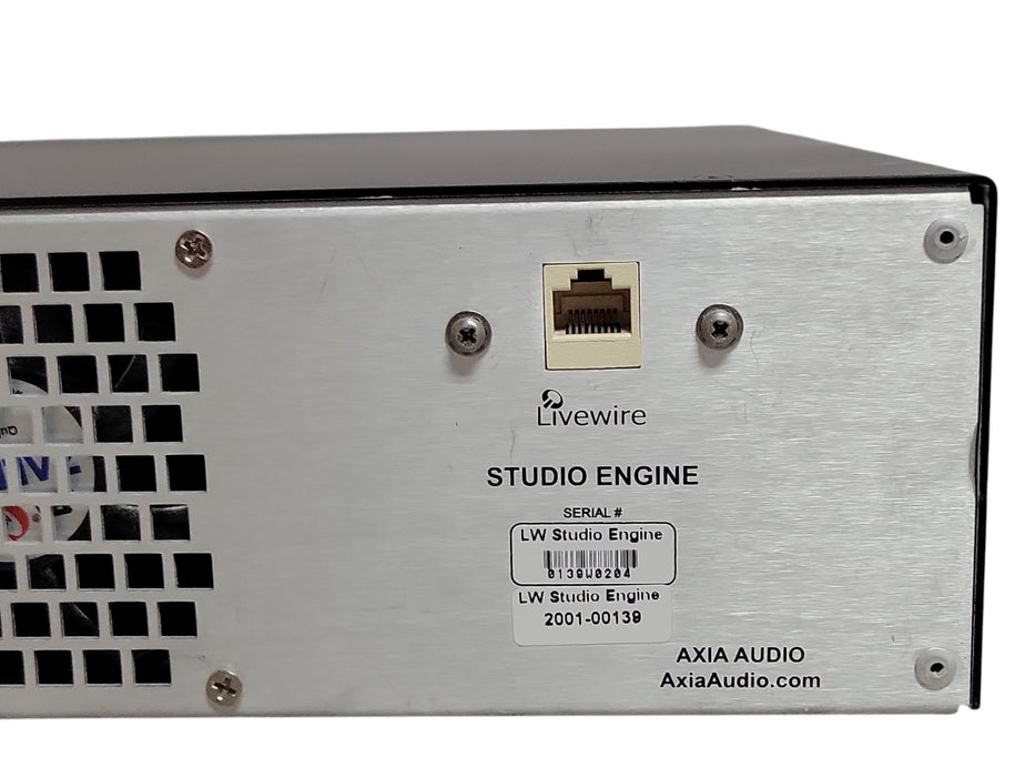 Axia Studio Engine - Livewire PC Audio Engine 2U Rackmount (READ)