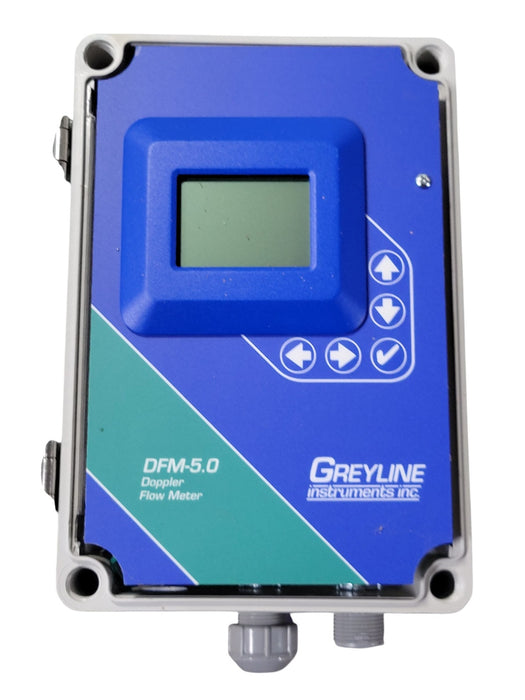 Greyline DFM 5.0 Doppler Flow Meter 100-240VAC Type 4X Enclosure