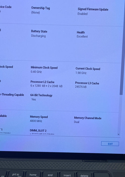 Dell XPS 15 9520 4K TOUCH i9-12900HK RTX3050 Ti 4GB GPU 16GB RAM 256GB SSD READ!