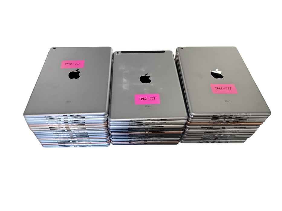 Lot of 52x Apple iPad's [A18xx - 26xx Series | B/C Condition][TPL2-13]
