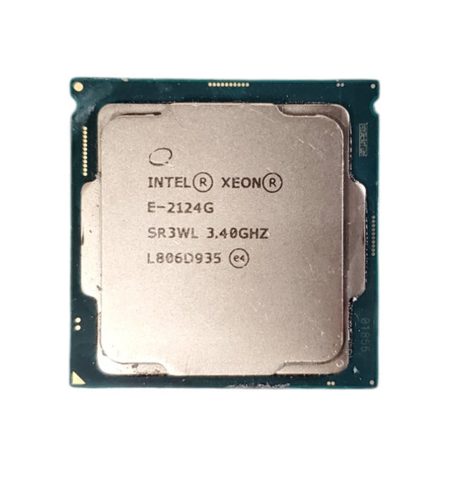 Intel Xeon E-2124G @ 3.40GHz SR3WL Quad-Core Server CPU