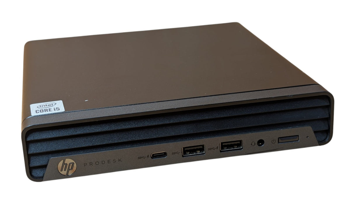 HP ProDesk 400 G6 Desktop Mini PC - Intel Core i5-10500T 16GB RAM 256GB NVMe SSD