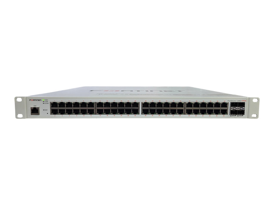 Fortinet FortiSwitch-248D-FPOE - 48-Port PoE+ Gigabit 4x SFP Switch