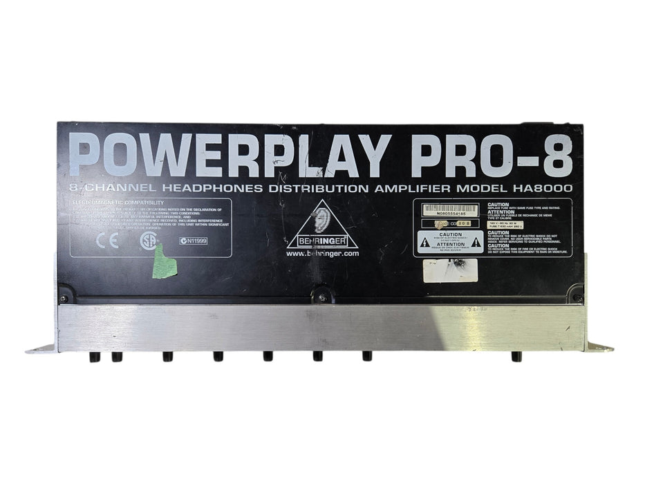 Behringer Powerplay Pro-8 HA8000 8-Ch Headphone Distribution Amplifier (READ)