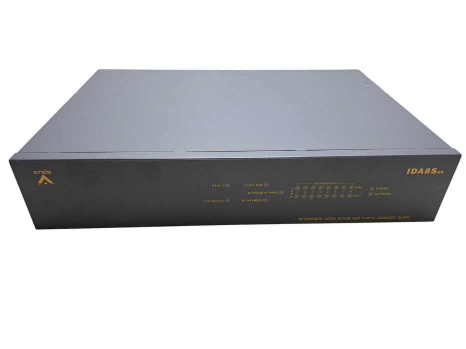 ATEIS IDA8S Networked Voice Alarm and Public Address Slave (READ)