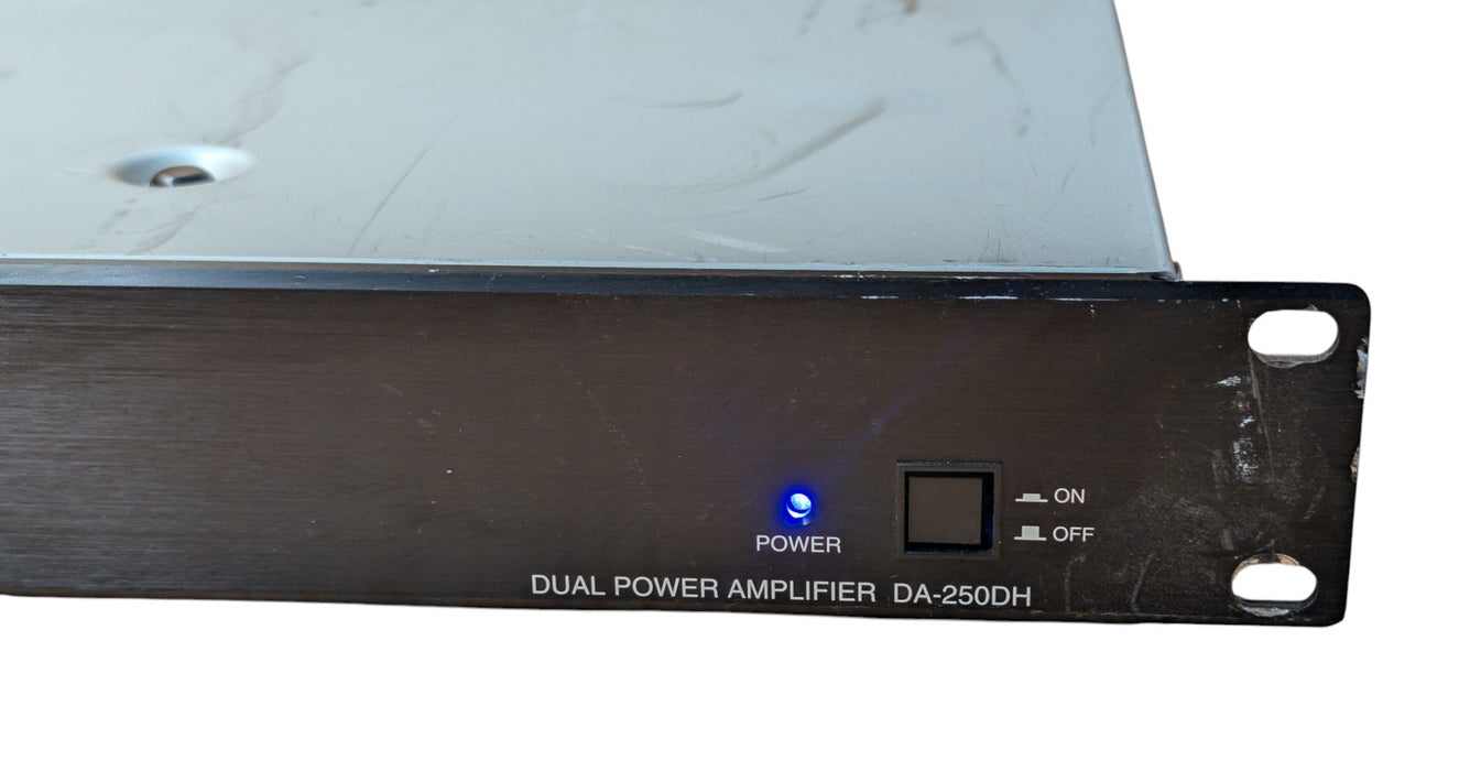 TOA DA-250DH - Dual Channel Power Amplifier 1U Rackmount
