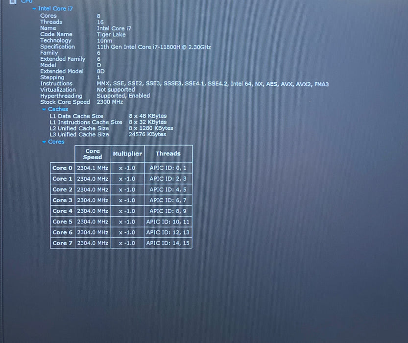 Dell XPS 15 9510 i7-11800H RTX 3050 Ti 4GB GPU 16GB RAM 256GB SSD READ!