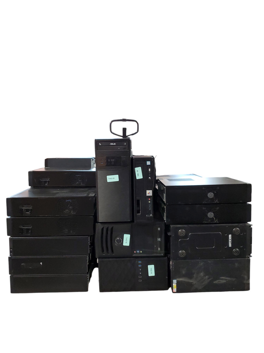 Lot of 41x 9th-10th Gen i-series Tested Generic Desktops (THG-1)