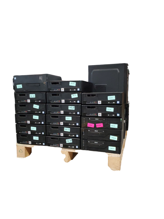 Lot of 41x 9th-10th Gen i-series Tested Generic Desktops (THG-1)