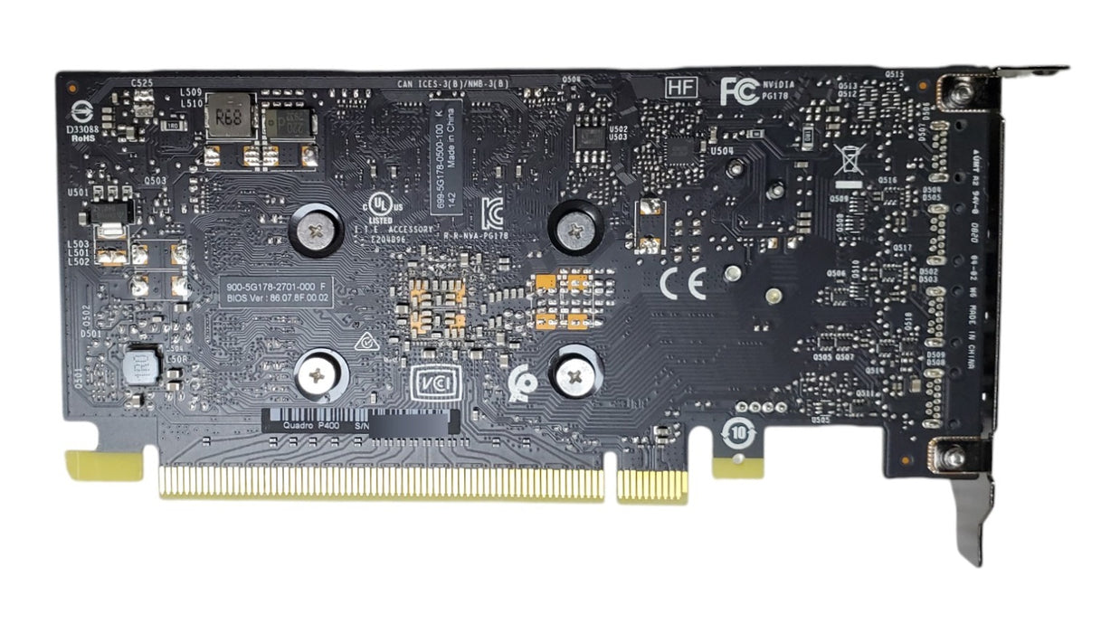 NVIDIA Quadro P400 2GB GDDR5 Graphics Card - Low Profile