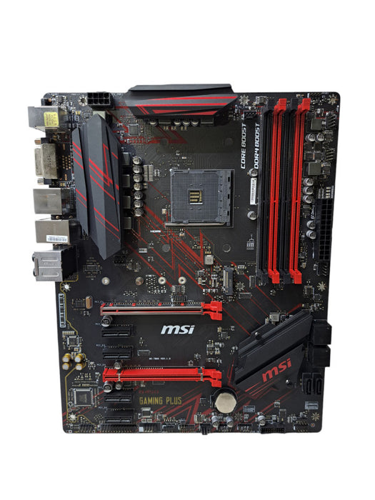 MSI B450 Gaming Plus Micro ATX AMD AM4 Motherboard *READ*