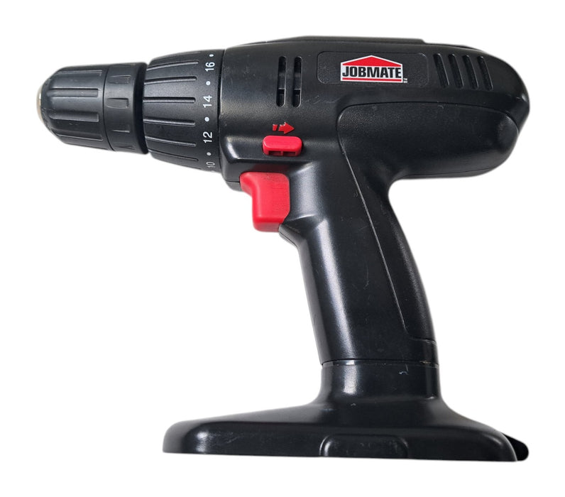 Jobmate 54-2891-8 18V Cordless Drill with 2x Batteries & Charger Stand (READ)