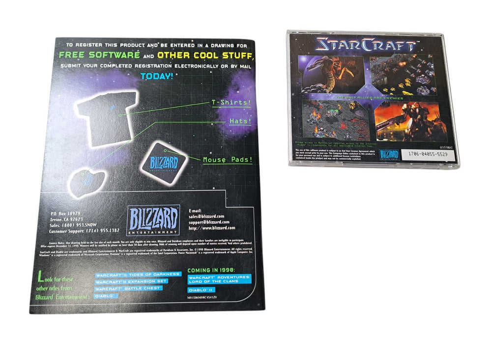 StarCraft PC Big Box Collector's Special Edition Box No Game Disc | READ