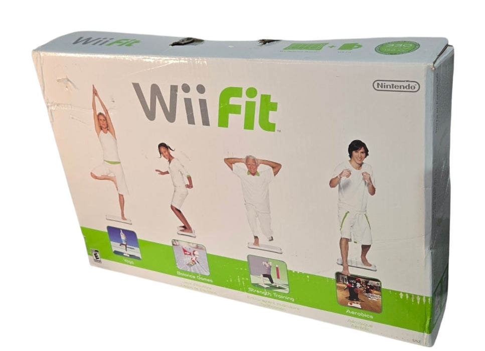 Open Box Nintendo Wii Fit Balance Board RVL-021 with Wii fit