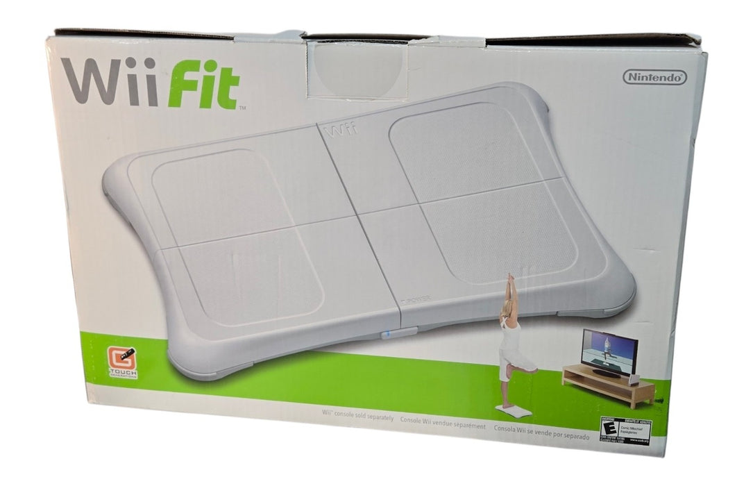 Open Box Nintendo Wii Fit Balance Board RVL-021 with Wii fit