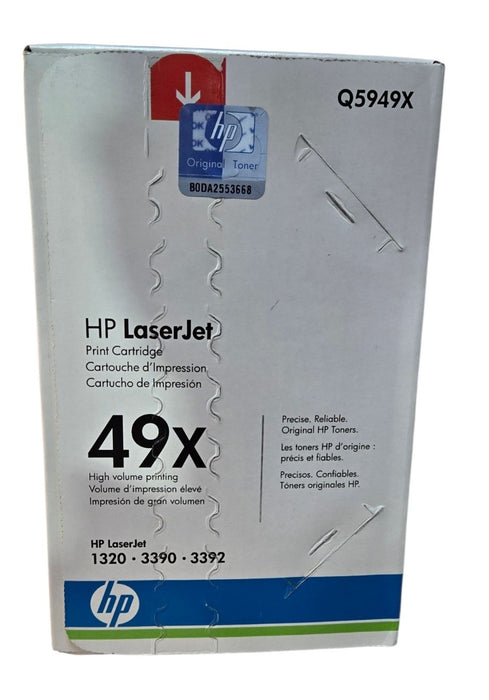 Brand New HP 49X Q5949X - High Yield Black LaserJet Toner Cartridge