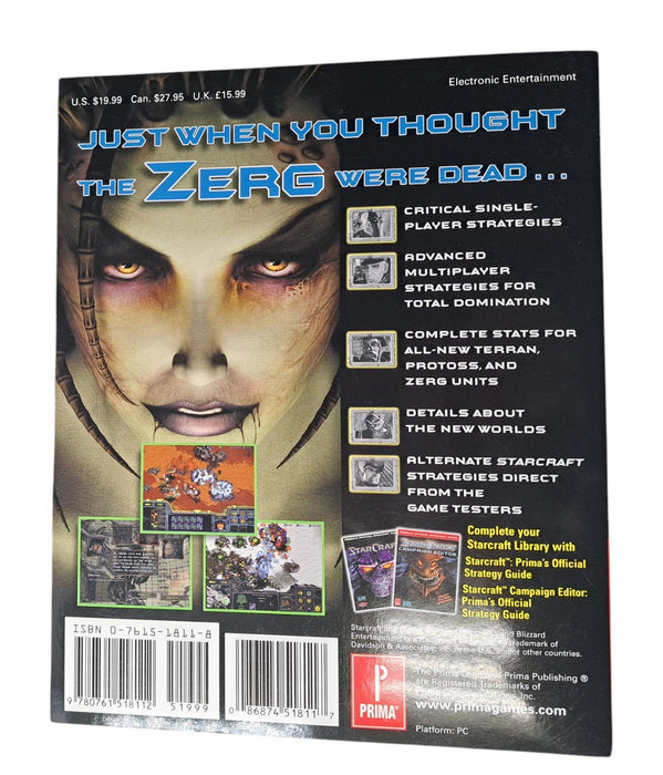 StarCraft II Brood War Expansion Set Prima's Official Strategy Guide