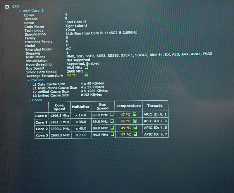 Dell Latitude 5520 i5-1145G7 16GB 256SSD No Battery READ!  Lap200