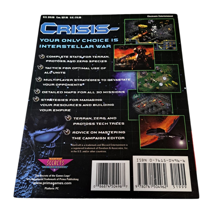 Prima StarCraft Official Strategy Guide - Bart Farkas PC Game Book