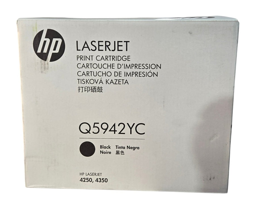 Open Box HP LaserJet Q5942YC Black Print Cartridge for LaserJet 4250 4350